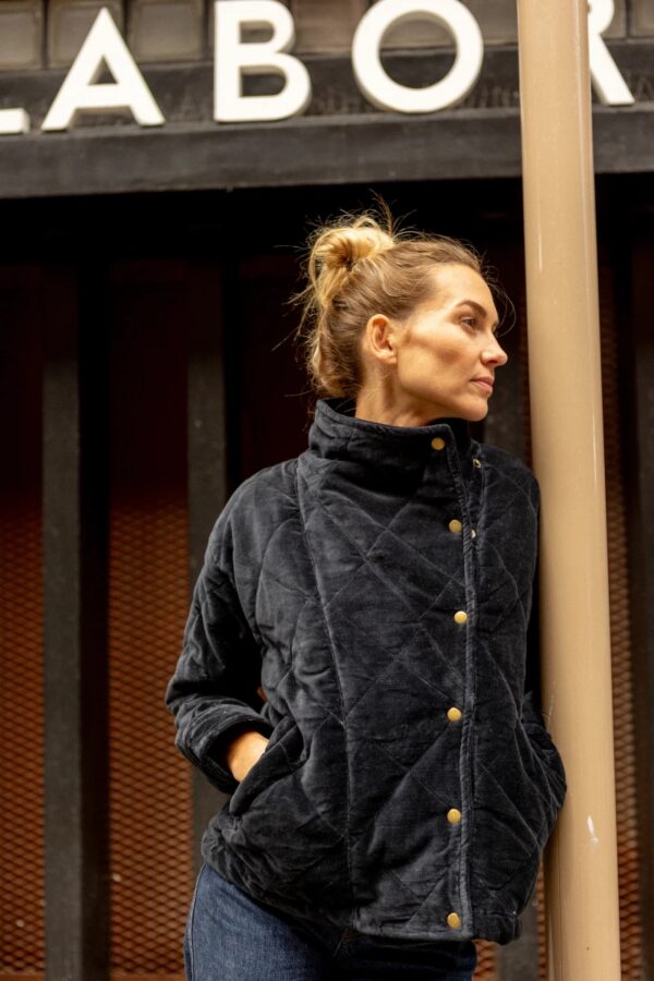 veste kapur couleur indigo de la marque Apaches Collections