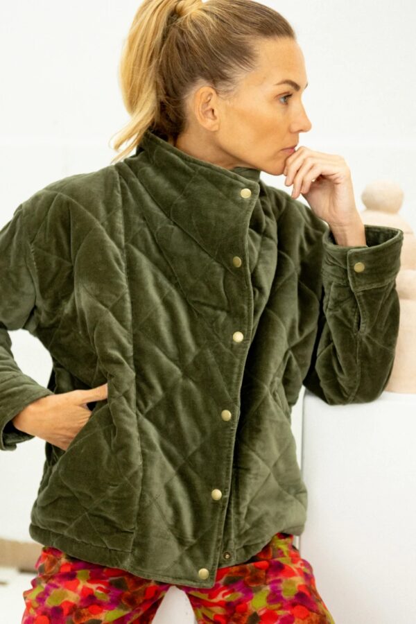 veste kapur couleur eucalyptus de la marque Apaches Collections