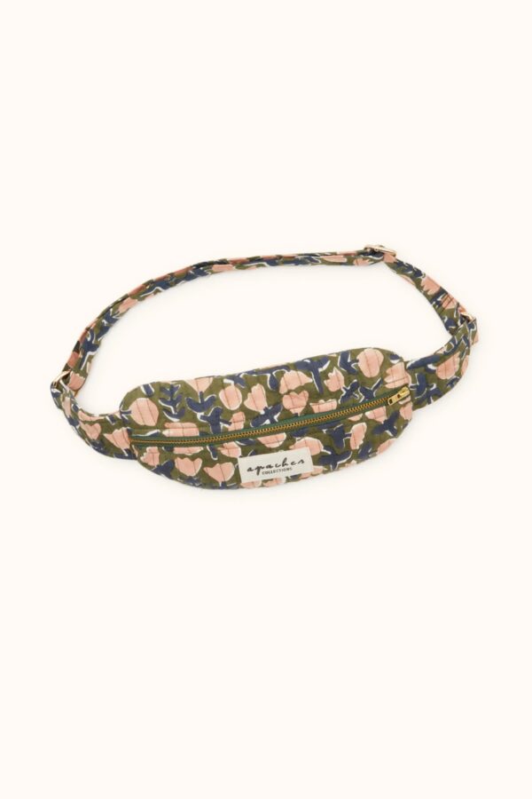 petit sac banane éventail blush de la marque Apaches collections
