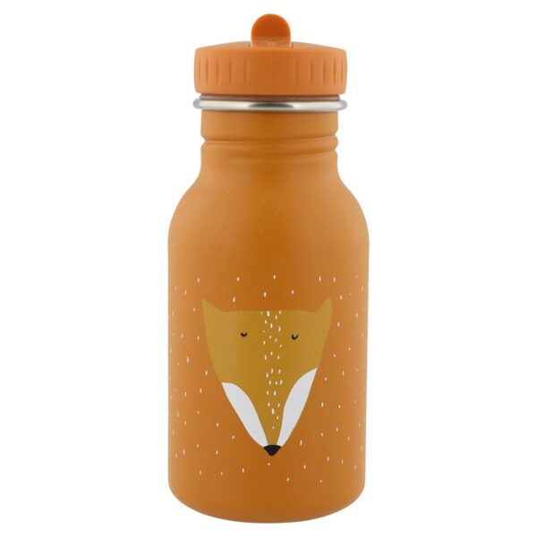 gourde en métal orange Mr.Fox de la marque Trixie